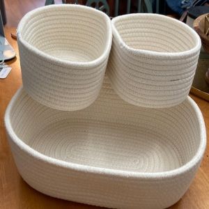 Woven Baskets- Set of 3
